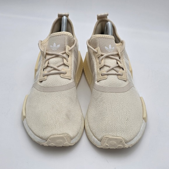 Adidas‎ NMD_R1 Womens Size 9 Beige Athletic Running Walking Shoes Sneakers - Picture 3 of 10